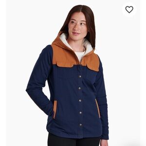 KUHL Women's Artisan Hooded ShirtJak Quilted Size Small